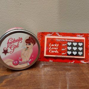 Hot Oil Massage Oil Candle - Spicy Cinnamon & Gag Scratch Cards